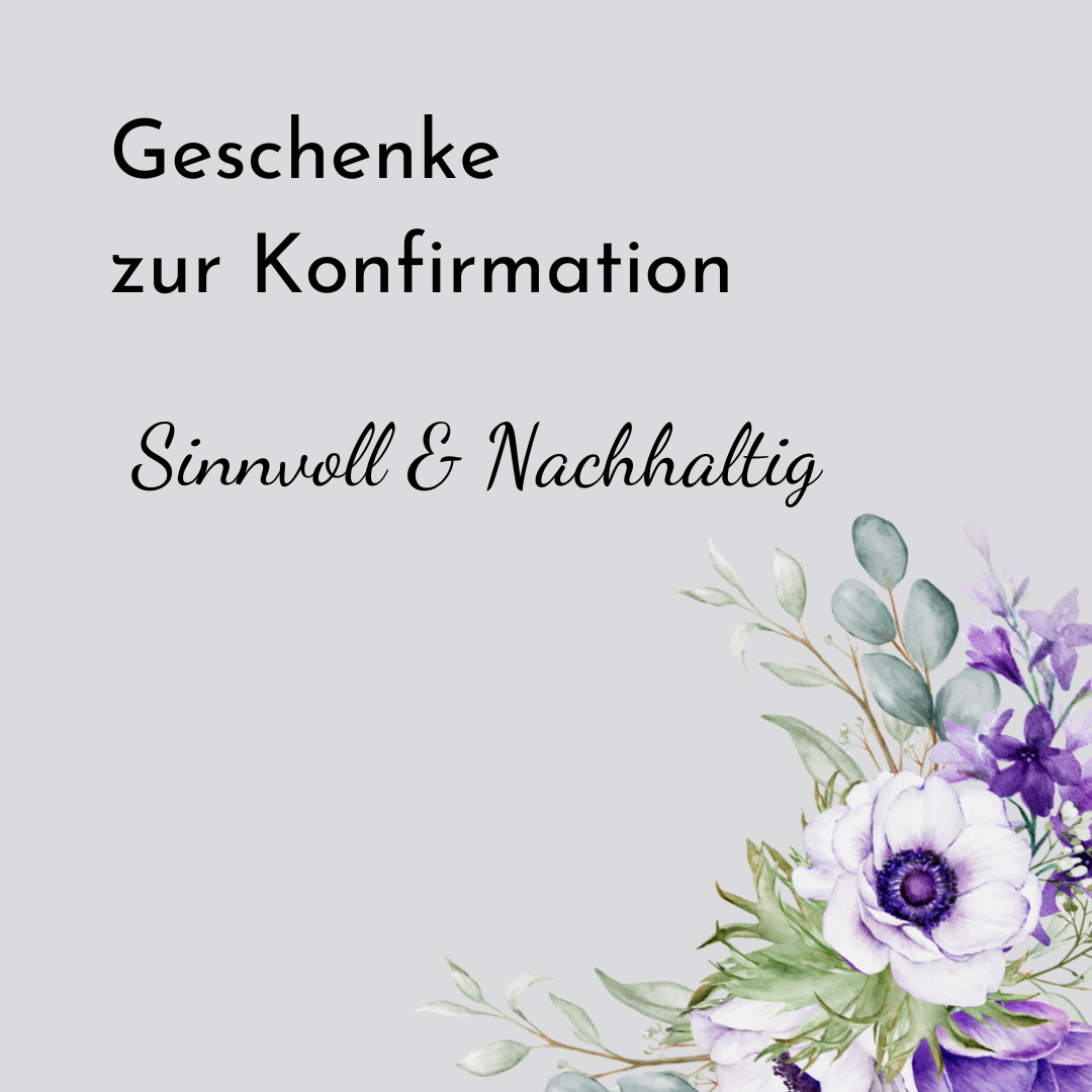 Visual Nachhaltige Geschenke zur Konfirmation