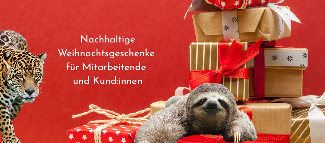 Nachhaltige Weihnachtsgeschenke für Kund:innen und Mitarbeitende